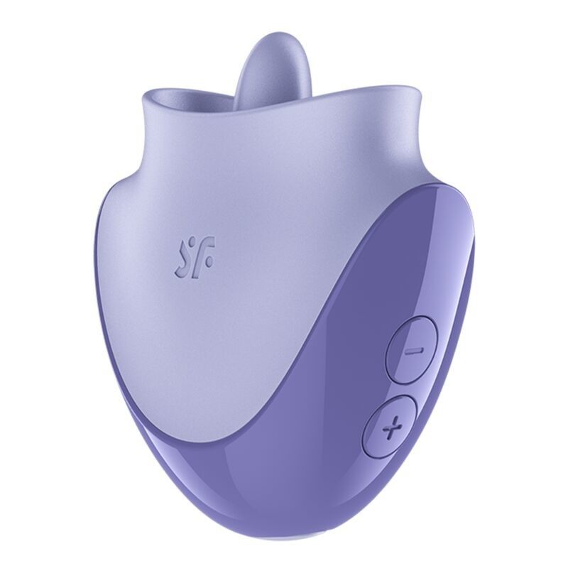 SATISFYER - TONGUE DANCER ESTIMULADOR CLITORIANO COM VIBRAÇÃO E PULSAÇÕES LILÁS