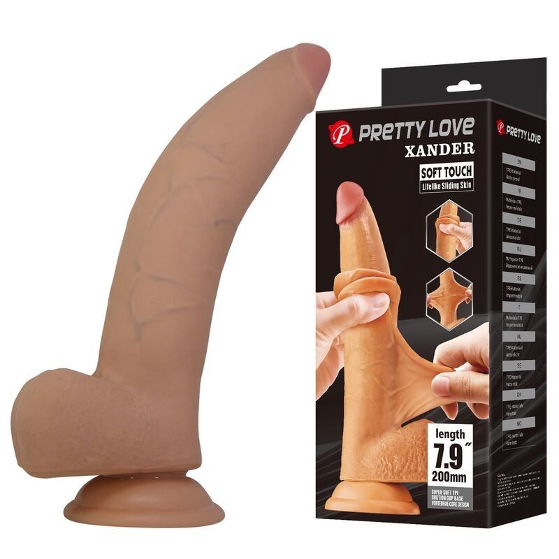 PRETTY LOVE - XANDER DILDO REALISTA 20 CM Ø 5 CM NATURAL