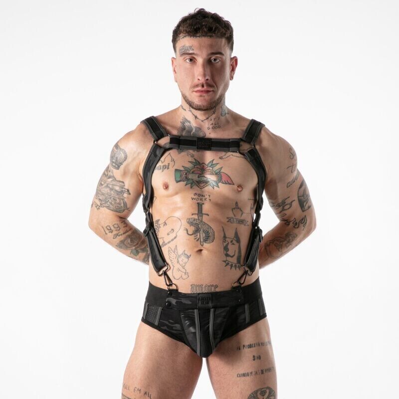 LOCKER GEAR - CINTO DE ACESSO MILITAR COMPLETO PRETO TAMANHO S/M