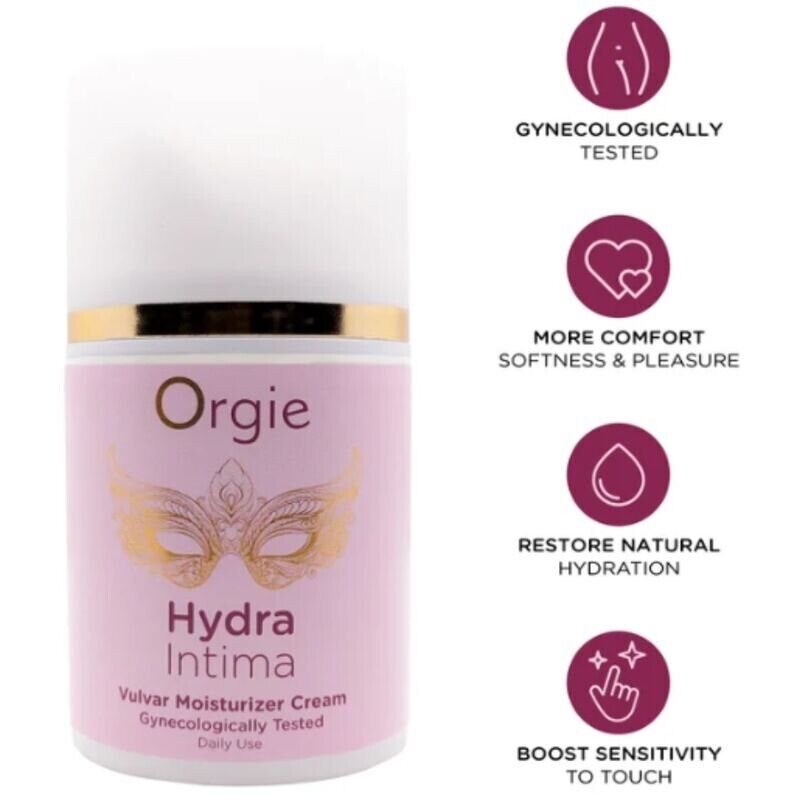 ORGIE - HYDRA INTIMA CREME HIDRATANTE VULVAR DIÁRIO 50 ML