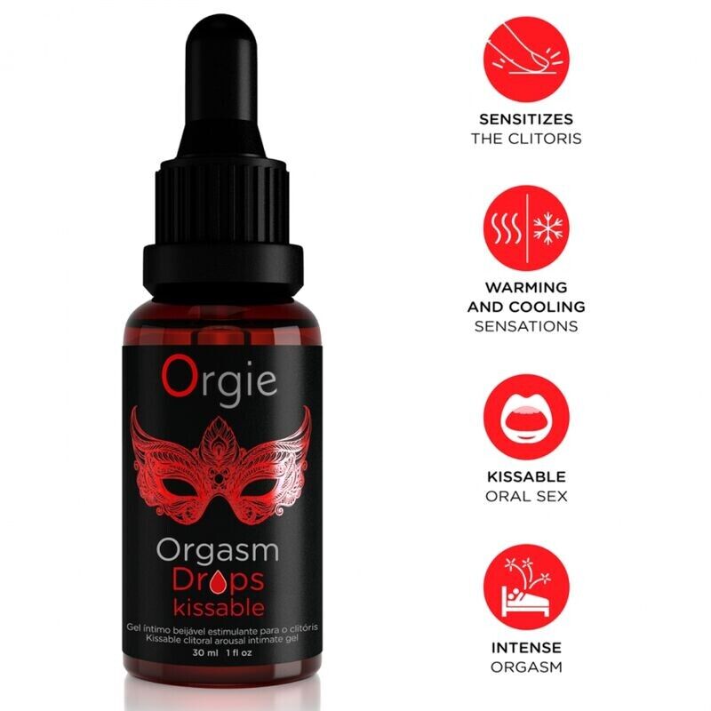 ORGIE - GOTAS DE ORGASMO PARA EXCITAÇÃO CLITÓRICA BEIJÁVEL 30 ML