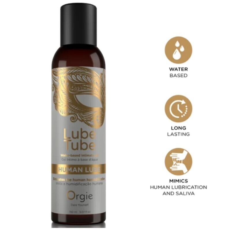 ORGIE - LUBRIFICANTE HUMAN LUBRIFICANTE GEL ÍNTIMO À BASE DE ÁGUA 150 ML