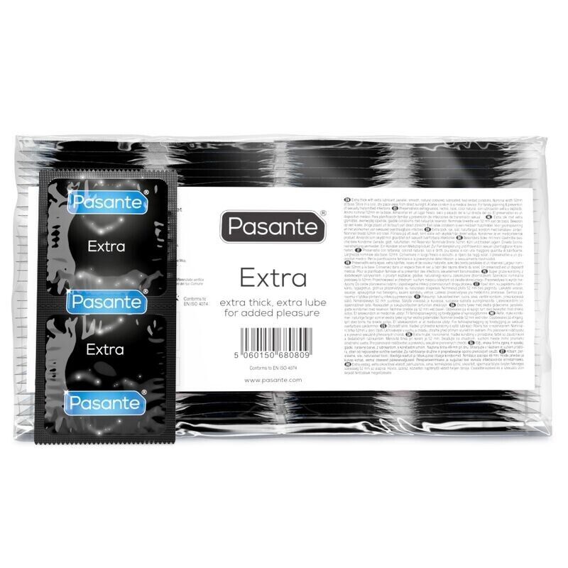 PASANTE - PRESERVATIVOS EXTRA 144 UNIDADES