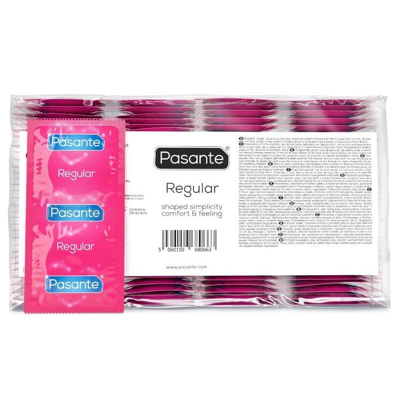 PASANTE - DE PRESERVATIVOS GAMA REGULAR 144 UNIDADES