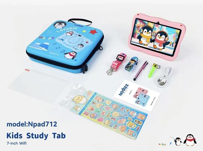 Tablet Infantil Pinguim Npad 712 Azul