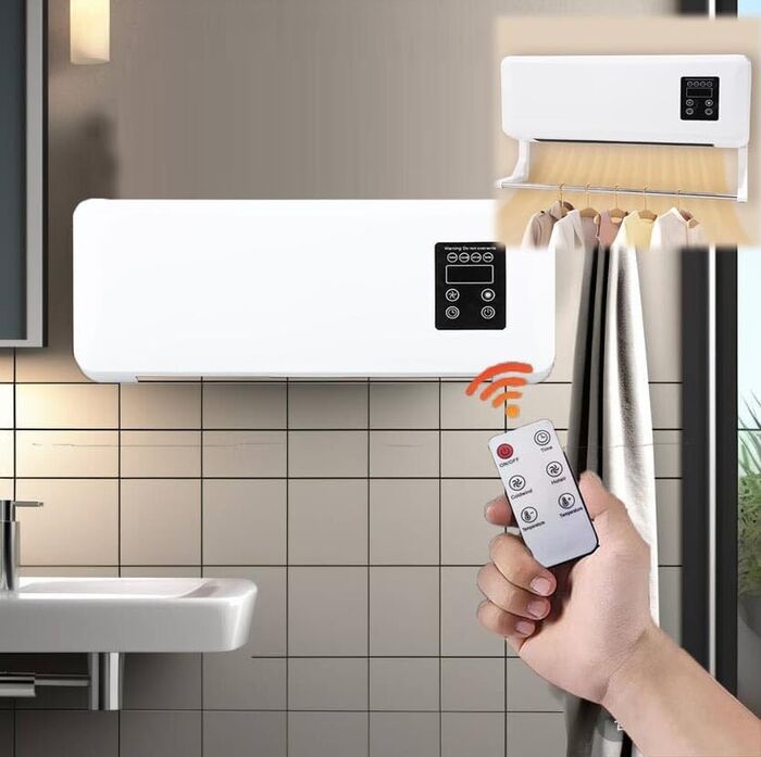 Aquecedor e Ventilador Portátil 3 em 1