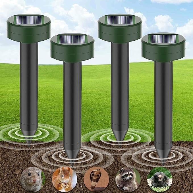 Repelente Solar ultra-sónico de Insetos e Animais - 2 Unidades