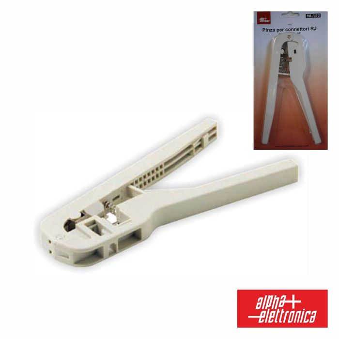 ALICATE DE CRAVAR FICHAS TELEFONE 4P/6P