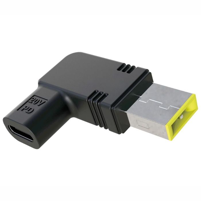 Ficha Adaptadora USB-C Fêmea / Ficha DC 4.5x11mm Macho