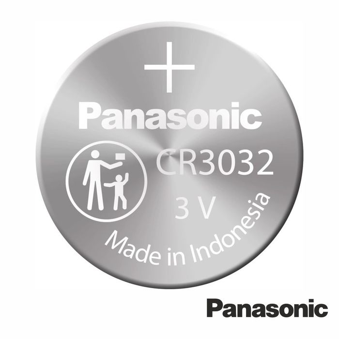 Pilha Lítio Botão CR3032 3V 500mAh PANASONIC