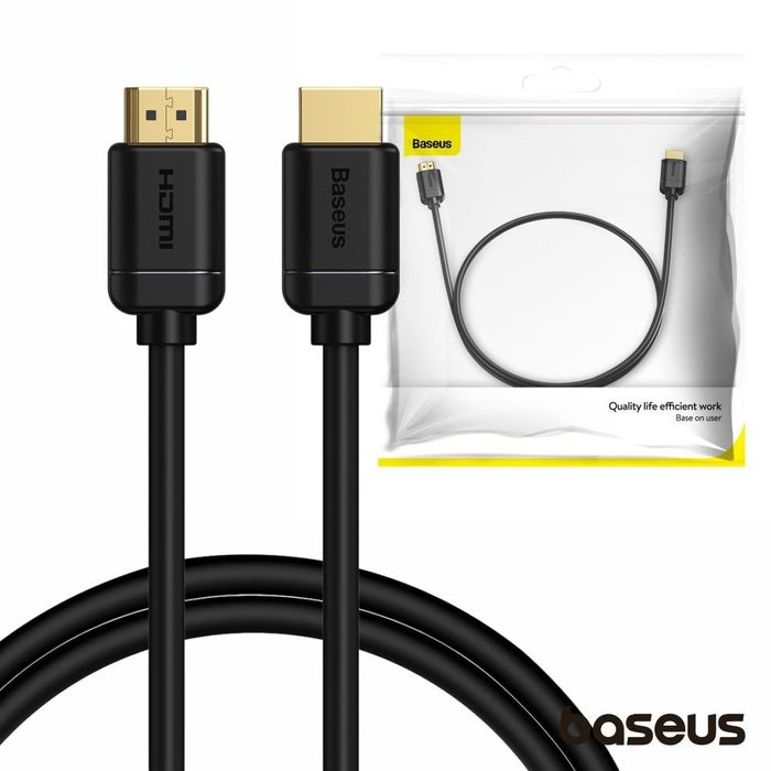 Cabo HDMI Dourado Macho / Macho 2.0 4K 3D HDR 2m BASEUS