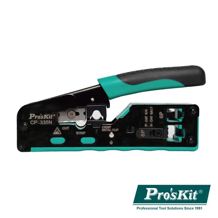 Alicate De Cravar RJ45/RJ11/RJ12 PROSKIT