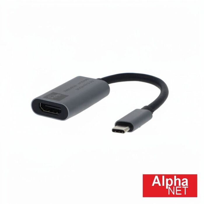 Cabo Adaptador USB-C 3.2 Macho / HDMI Fêmea 4K UHD