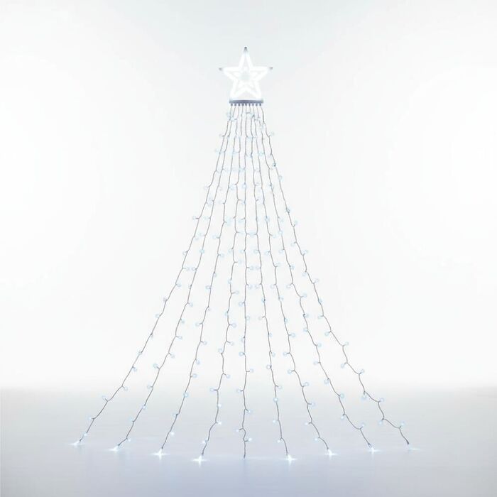 Luzes de Natal 300 LED Cortina Árvore Natal 10x2.9m ENTAC