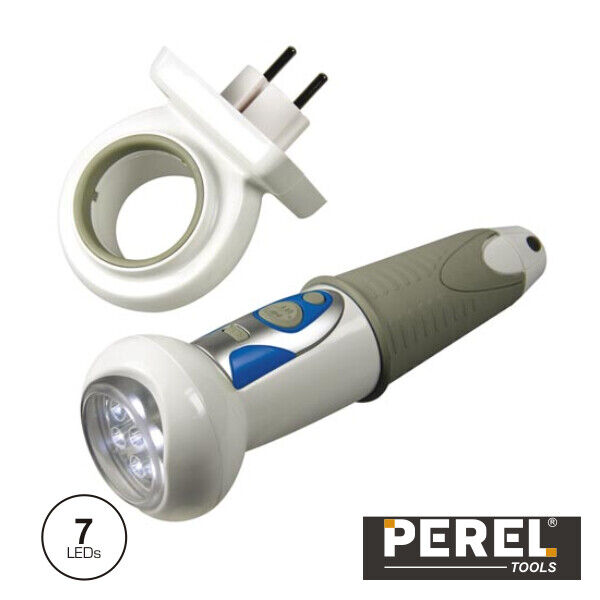 LANTERNA RECARREGÁVEL COM 7 LEDS PEREL