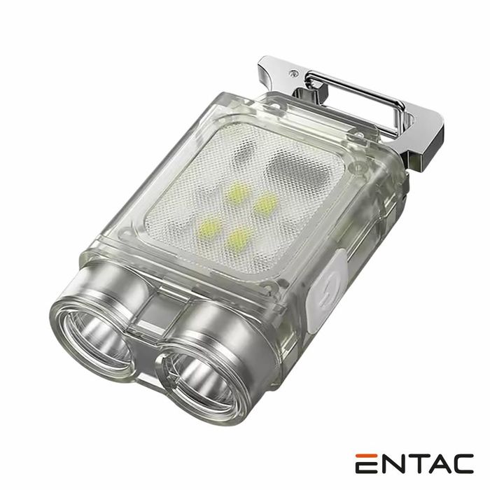 Lanterna LED Recarregável USB-C C/ Grancho 2W 200lm Entac