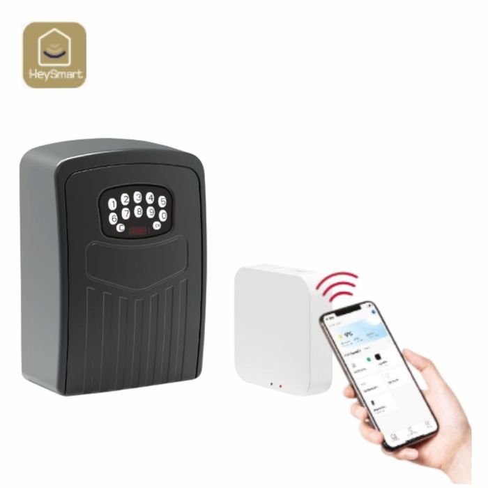 Cofre P/ Chaves C/ Teclado Numérico a Bateria WIFI HeySmart