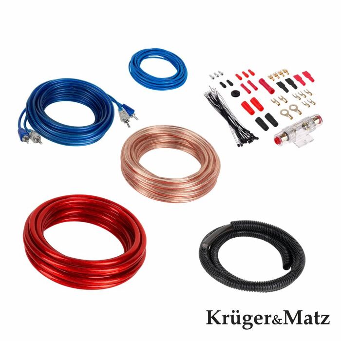Kit De Cabos Completo P/ Amplificador/Colunas 60A