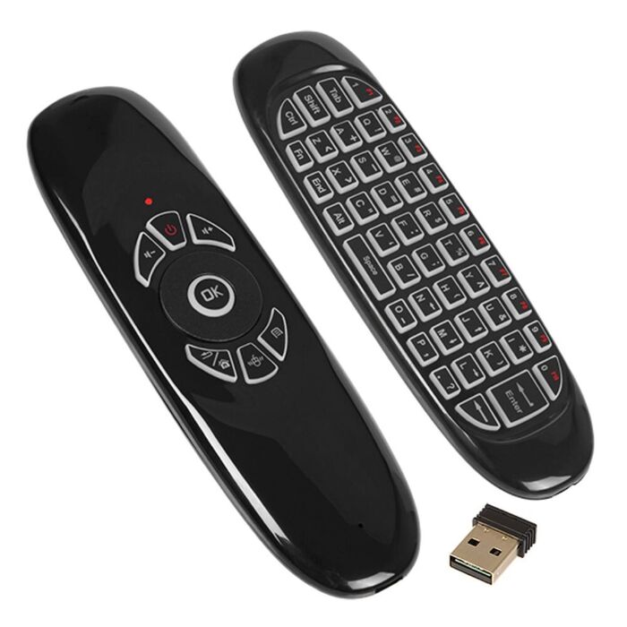 Comando Portátil Reversível C/ Teclado 2.4GHz