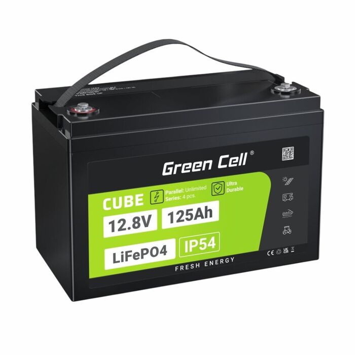 Bateria de Líto LiFePO4 125A 12.8V GREEN CELL