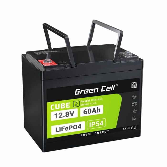 Bateria de Líto LiFePO4 60A 12.8V GREEN CELL