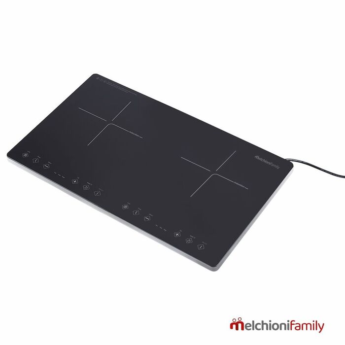 Placa de Indução Dupla Vitrocerâmica 2000W MelchioniFamily