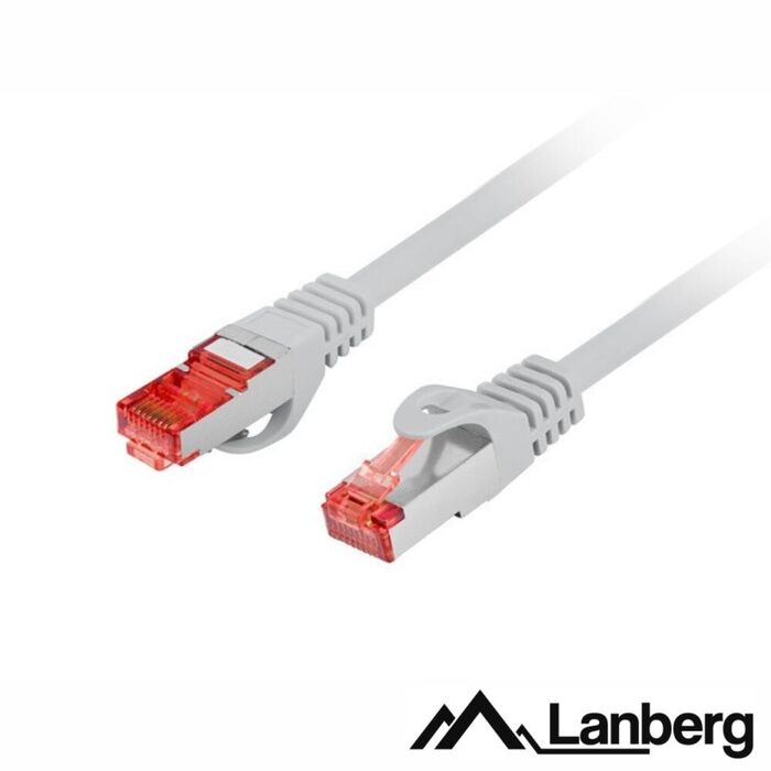 Cabo De Rede S/FTP CAT6 LSZH Cobre Puro 5m Cinzento
