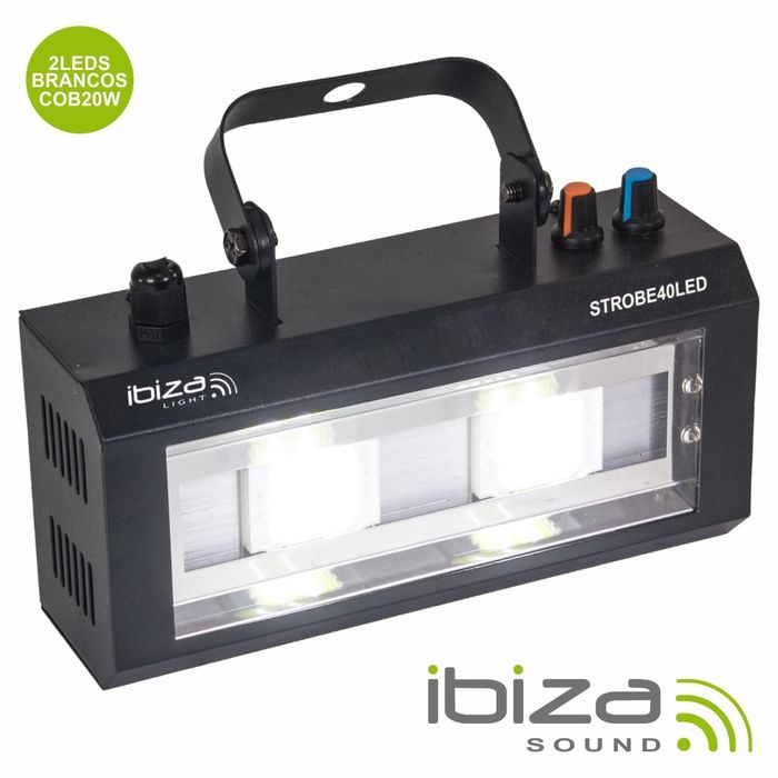 ESTROBOSCÓPIO C/ 2 LEDS COB 20W IBIZA