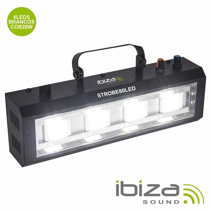 ESTROBOSCÓPIO C/ 4 LEDS COB 20W IBIZA