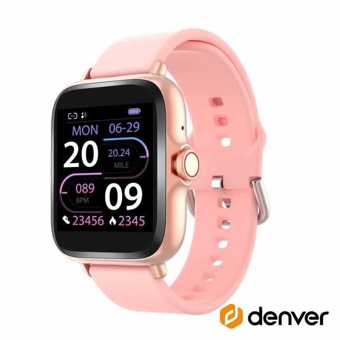 SmartWatch P/ Android iOS Rosa DENVER