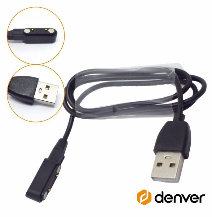Cabo USB P/ Carregamento SmartWatch DENVER