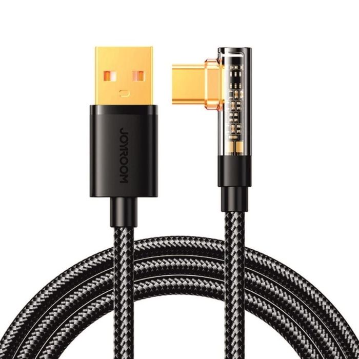 Cabo USB-A Macho P/ USB-C Macho 3A 1.2m Preto JOYROOM
