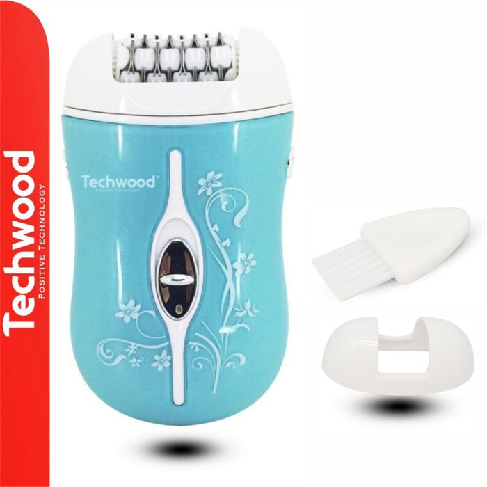 Depiladora Elétrica C/ Bateria e Escova TECHWOOD
