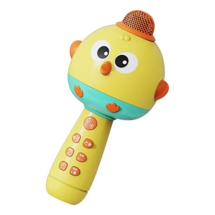Microfone Infantil Bluetooth Karaoke Recarregável Galinha