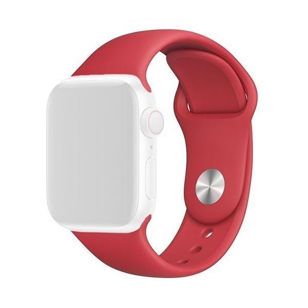 Bracelete Silicone Apple Watch 38/40mm Vermelho