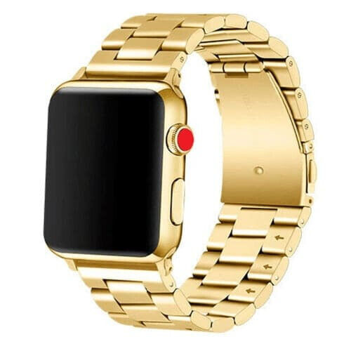 Bracelete de Metal Apple Watch 42/44/45mm Dourado