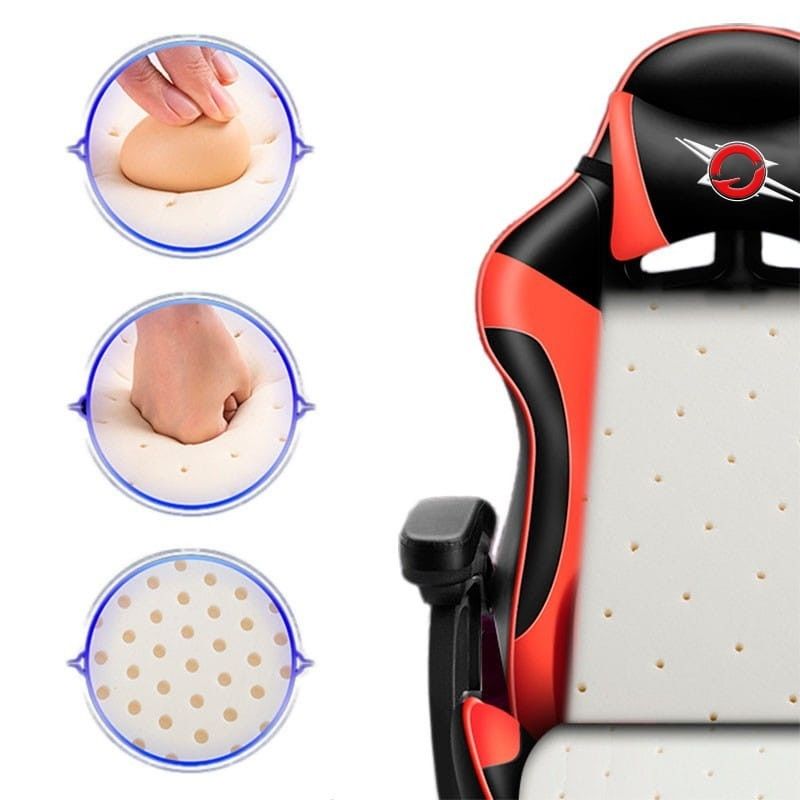 Cadeira Gaming PowerGaming com Coluna Bluetooth e Massagem Rosa