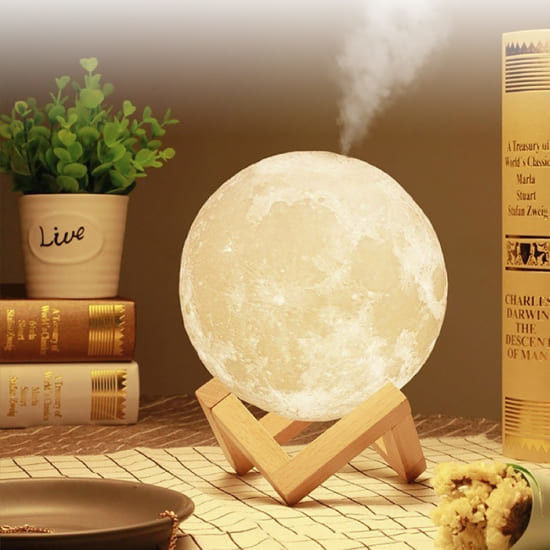 Candeeiro Humidificador e Difusor Lua