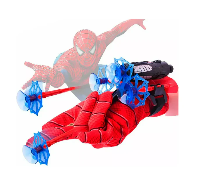 Luva do Homem Aranha com Lança Teias Divertido