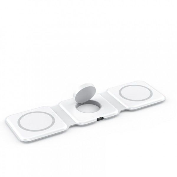 Carregador Wireless 3 em 1 Dobrável