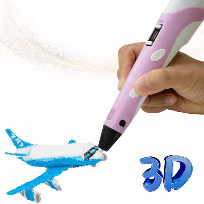 Caneta 3D para crianças com ecrã