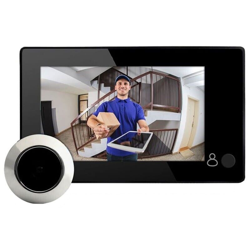 Olho Mágico Digital Escam C10 4,3 Polegadas