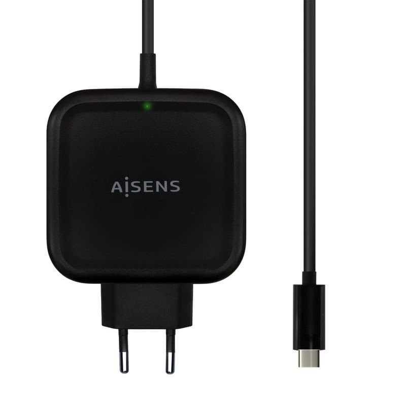Aisens ASCH-1PD65WL-BK 65W USB Tipo-C Preto - Carregador de Parede