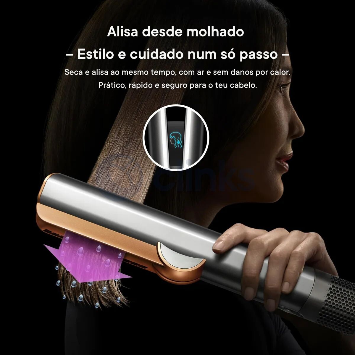 Alisador Secador de Cabelo Airstrait 2