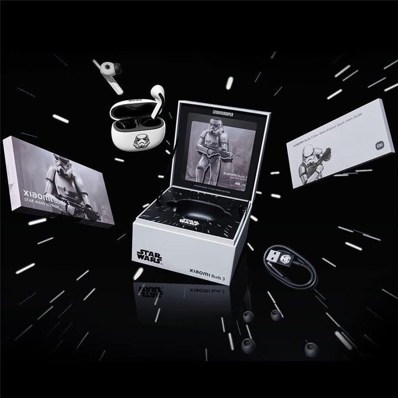 Auriculares Xiaomi Buds 3 Star Wars Edition Stormtrooper Branco 5
