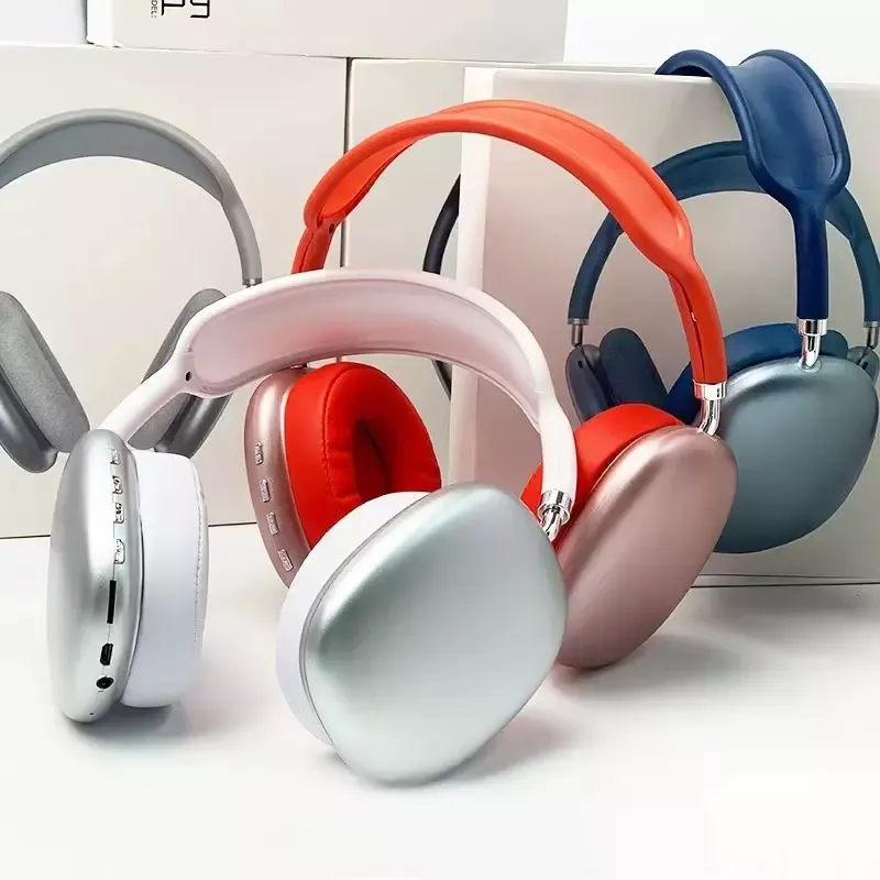 Auscultadores Headphones Max Bluetooth P9 Preto 1