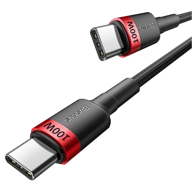 Cabo Baseus USB tipo C para USB tipo C 60W 1M