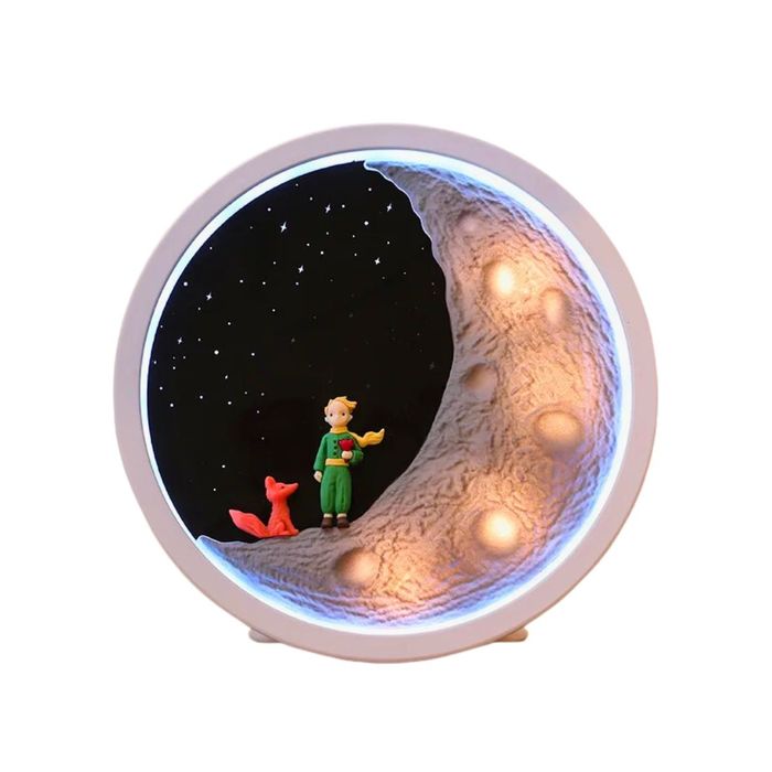 Candeeiro Lua Principezinho com Coluna