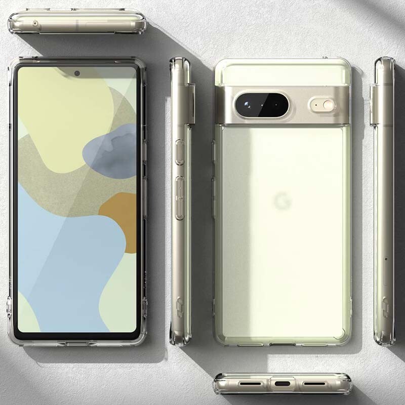 Capa de silicone Google Pixel 7 5G Transparente 4