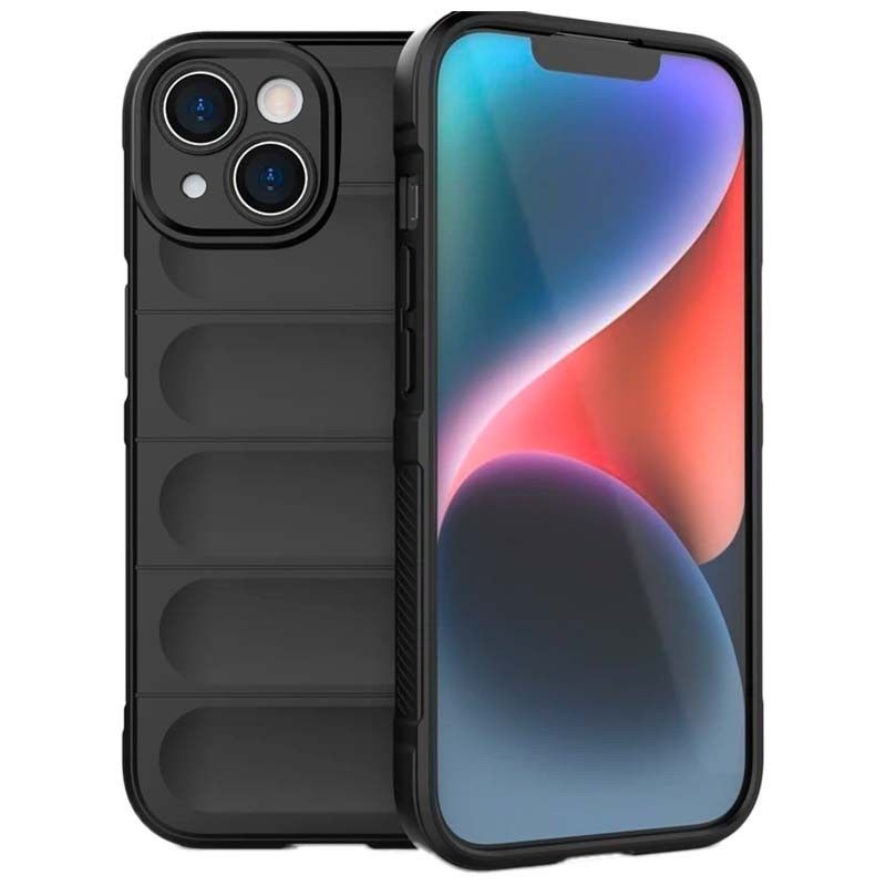 Capa de silicone Wave iPhone 15 Preto